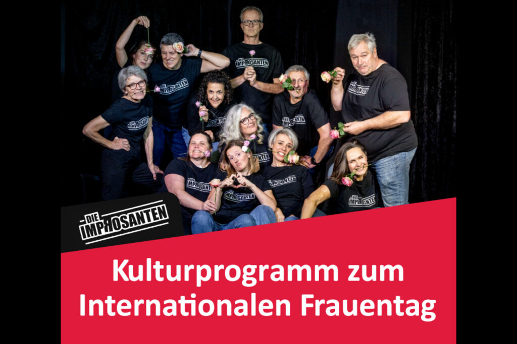 Auftritt der Improsanten beim Frauentag in Bürmoos