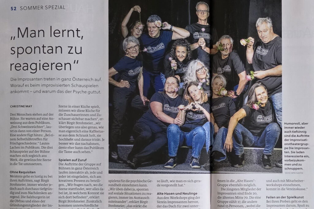 Die Improsanten in den SN
